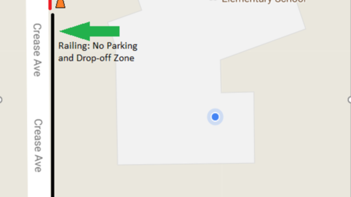 Parking map Rosemont School